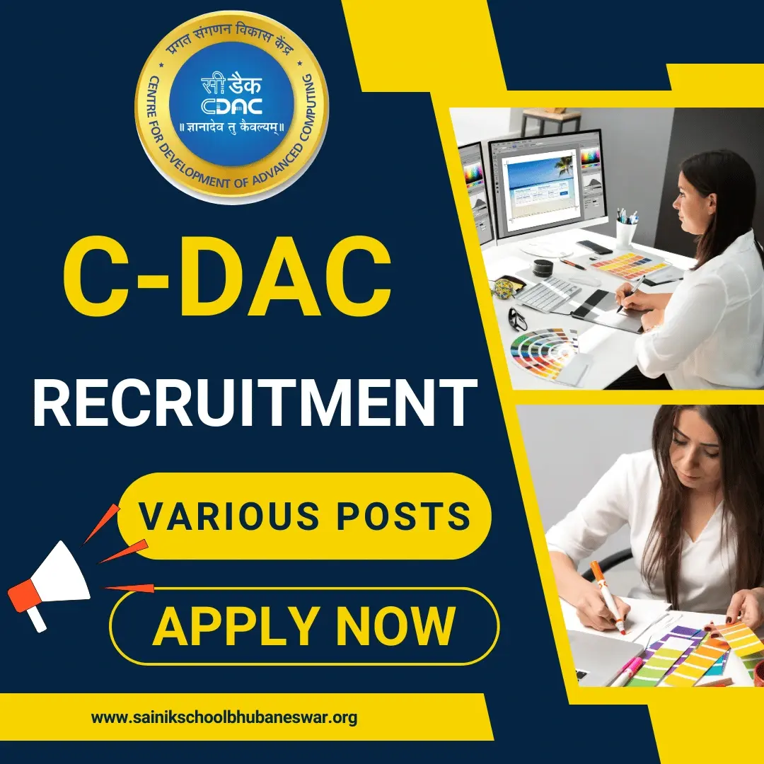 CDAC Recruitment 2024 Notification Out- Apply Online for Various Posts