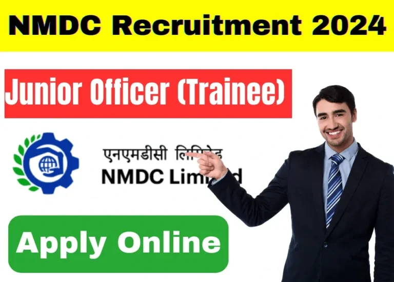 NMDC Junior Officer Online Form 2024 एनएमडीसी में 153 पदों पर जूनियर ऑफिसर नई भर्ती नोटिफिकेशन जारी जल्द करे आवेदन