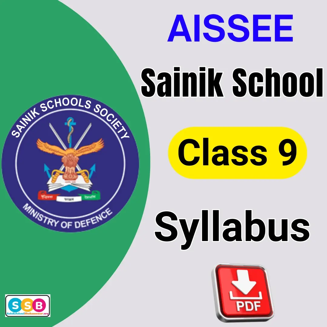 Sainik School Class 9 Syllabus 2025 PDF Download